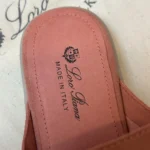 Loro Piana Babouche Charms Walk Women's Suede Mule FAI1543 30GB - Image 4