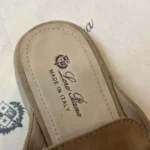 Loro Piana Babouche Charms Walk Women's Suede Mule FAI1543 H755 - Image 4