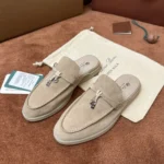 Loro Piana Babouche Charms Walk Women's Suede Mule FAI1543 A120