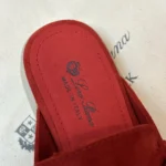 Loro Piana Babouche Charms Walk Women's Suede Mule FAI1543 W888 - Image 4