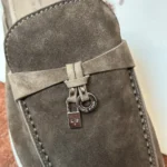 Loro Piana Babouche Charms Walk Women's Suede Mule FAI1543 51DW - Image 4