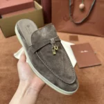 Loro Piana Babouche Charms Walk Women's Suede Mule FAI1543 MOTT - Image 3