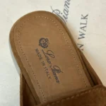 Loro Piana Babouche Charms Walk Women's Suede Mule FAI1543 HA85 - Image 4