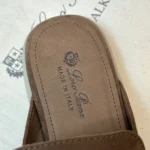 Loro Piana Babouche Charms Walk Women's Suede Mule FAI1543 50KZ - Image 4