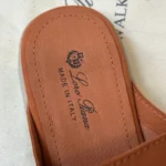 Loro Piana Babouche Charms Walk Women's Suede Mule FAI1543 HOR4 - Image 4