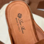 Loro Piana Babouche Charms Walk Women's Suede Mule FAI1543 P105 - Image 4
