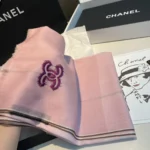 Chanel Cashmere Scarf 105x180cm - Image 4
