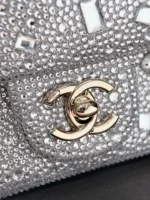 Chanel CF Sequined SO Handbag 21cm - Image 5