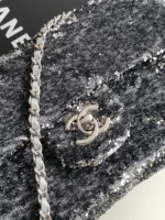 Chanel CF Sequined SO Handbag 21cm - Image 5