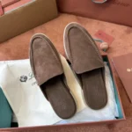 Loro Piana Babouche Walk Men's Suede Mule FAM3488 H0X4 - Image 5