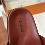 Hermès Chypre Leather Sandal - Image 5