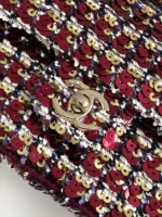 Chanel CF Sequined SO Handbag 21cm - Image 5