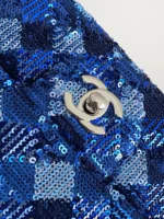 Chanel CF Sequined SO Handbag 21cm - Image 5