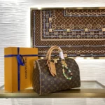 Louis Vuitton Speedy Soft 30 Boho Ostrich N87212 - Image 5