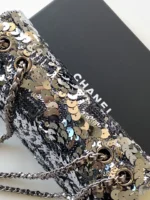 Chanel CF Sequined SO Handbag 21cm - Image 5