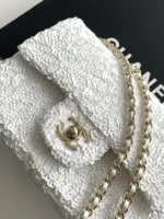 Chanel CF Sequined SO Handbag 21cm - Image 5