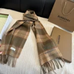 Burberry Check Reversible Lambswool Scarf - Image 4