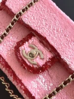 Chanel CF Sequined SO Handbag 21cm - Image 5