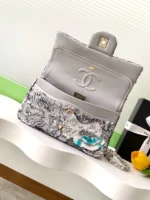 Chanel CF Sequined SO Handbag 21cm - Image 5