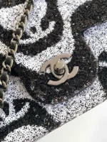 Chanel CF Sequined SO Handbag 21cm - Image 5