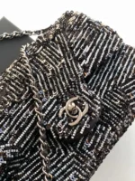 Chanel CF Sequined SO Handbag 21cm - Image 5