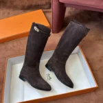 Hermès Kelly Buckle Knee-High Boots - Image 5