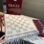 Gucci 2026 GG Gradient Alpaca Scarf - Image 4