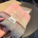 Burberry Check TB Cashmere Scarf - Image 5