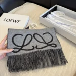 Loewe Anagram Reversible Cashmere Scarf - Image 5