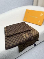 Louis Vuitton Petit Damier Knit Wool Scarf - Image 5
