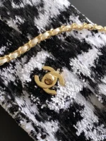 Chanel CF Sequined SO Handbag 21cm - Image 5