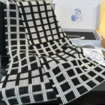 Chanel CC Check Knit Scarf - Image 5