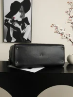 Chanel Supermodel Tote Bag Black Calfskin Gold Double C Logo - Image 5
