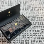 Chanel Crocodile-Embossed Flap Card Holder - Image 5