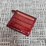 Chanel Crocodile-Embossed Tri-Fold Wallet - Image 5