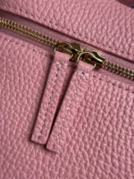 Chanel Lychee Leather Box Bag with Chain Strap - Image 5