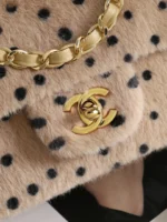 Chanel 26A Leopard Dot Flap Bag - Image 5