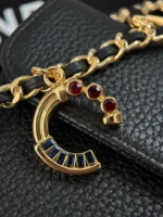 Chanel 26A Letter Charm Chain Flap Bag 22cm - Image 5