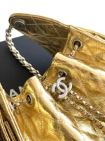 Chanel 25 Bag Hippie Drawstring Bucket Bag 30cm - Image 5