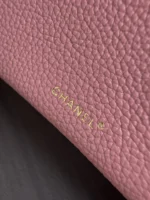 Chanel Lychee Calfskin Box Bag with Chain Strap - Image 5