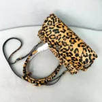 Prada LuxSoft Bonnie Leopard Print Bag 32cm - Image 5