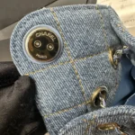Chanel OHANEL 26A Denim Handbag - Image 5