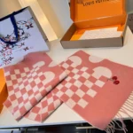 Louis Vuitton Damier Cherry Scarf 30x180cm - Image 4