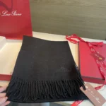 Loro Piana Wool Fringed Scarf 30x185cm - Image 5
