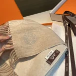 Hermes Chaine d'Ancre Double-Sided Lambswool Scarf 35x200cm - Image 5