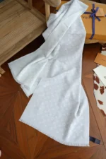 Louis Vuitton Monogram Wool Cashmere Shawl 60x200cm - Image 5