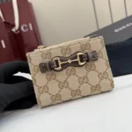 Gucci Primavera Horsebit GG Compact Wallet 12cm - Image 5