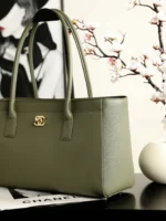 Chanel 26S Cerf Tote Bag Grained Calfskin 39cm - Image 5