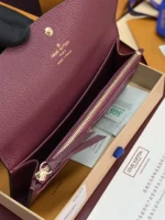 Louis Vuitton Emilie Wallet Monogram Empreinte Bordeaux 19cm - Image 5