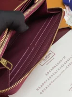 Louis Vuitton Monogram Empreinte Zip Wallet Bordeaux 19cm - Image 5